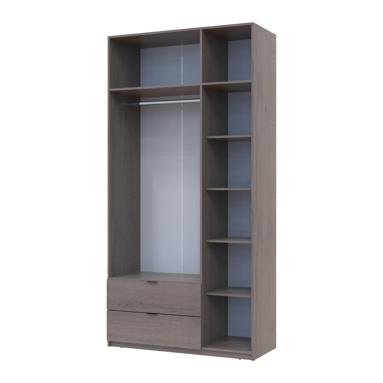 Розпашна Шафа для одягу Doros Лукас Канноло/Канноло 3 ДСП 120х50х240 (44900368) 3