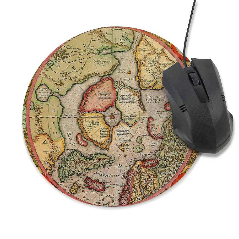 

Килимок MaiYaCa 200*200 мм (круглий) тканинний "Continents", товщина 2 мм