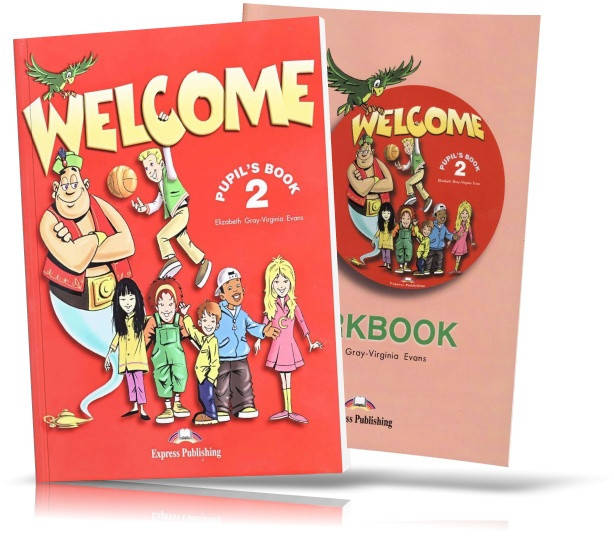 

Welcome 2, Pupil's book + Workbook / Учебник + Тетрадь английского языка