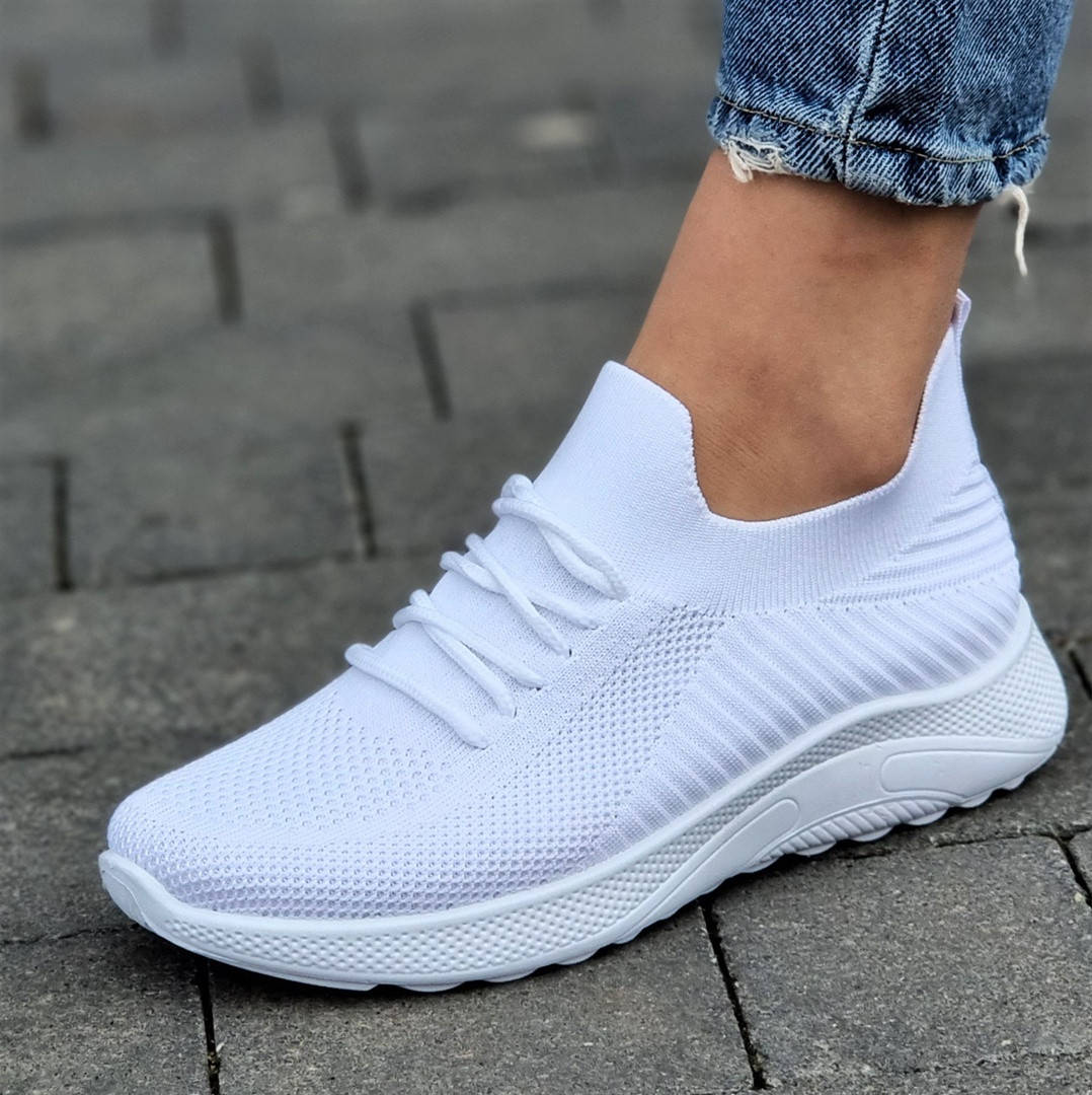 

Кроссовки женские весенние летние белые (код 6567), Белый