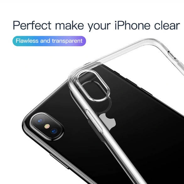 

Силиконовый чехол Baseus Simplicity для iPhone X XS