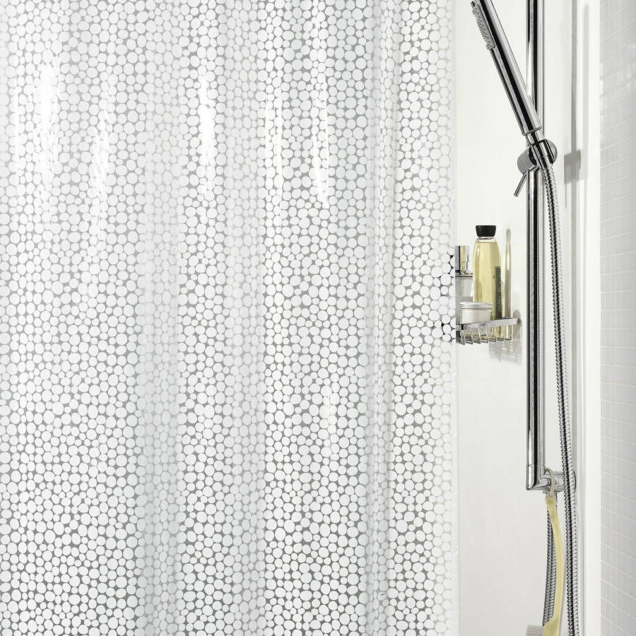 

Шторка для ванной и душа Spirella (Спирелла) Galet 180x200 PVC (10.13028), Белый