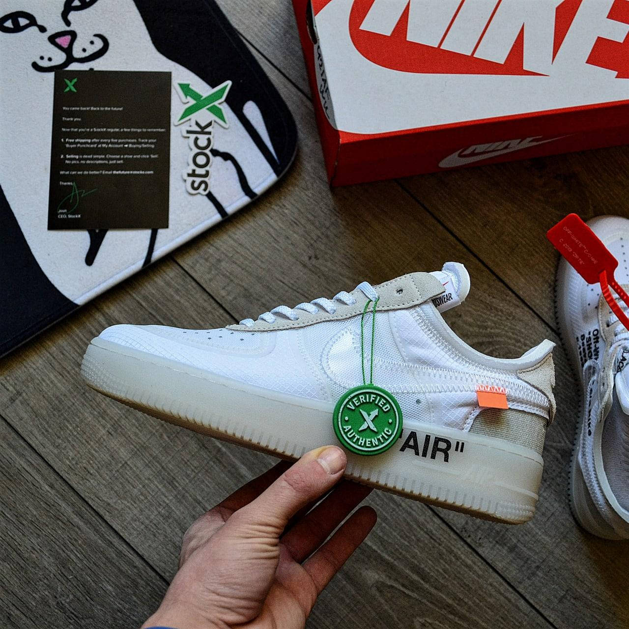

Стильные кроссовки ​​​​​Nike Air Force x Off-White WHITE 43, Белый