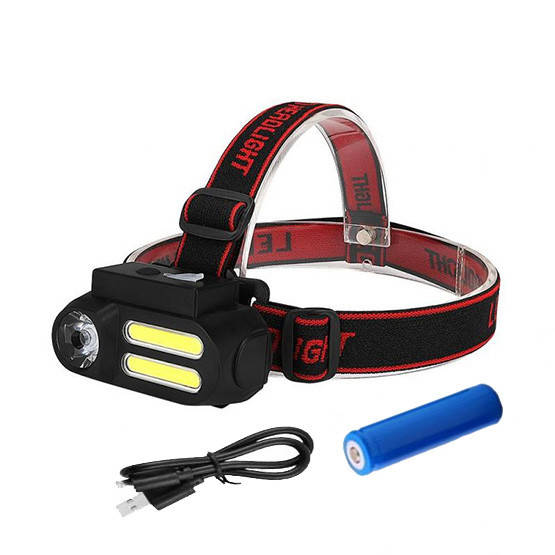 

Фонарь налобный аккумуляторный Police NF 611+COB с зарядкой USB