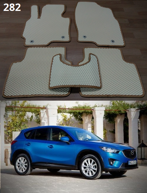 

Коврики ЕВА в салон Mazda CX-5 '12-17, Черный