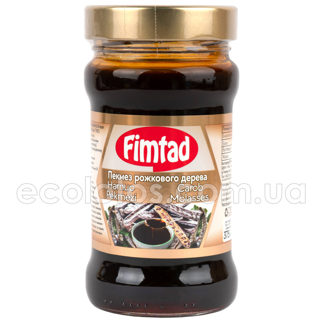 

Сироп (пекмез) из кэроба "Fimtad" 375 г, Турция