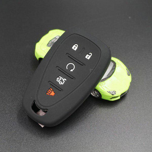 

Силиконовый чехол для ключа Chevrolet Aveo Cruze Orlando Captiva Tracker tahoe Malibu Volt Colorado Chevy Spar, Черный