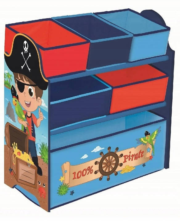 

Дитячий комод ящик органайзер для іграшок Пірати Pirate, Синий