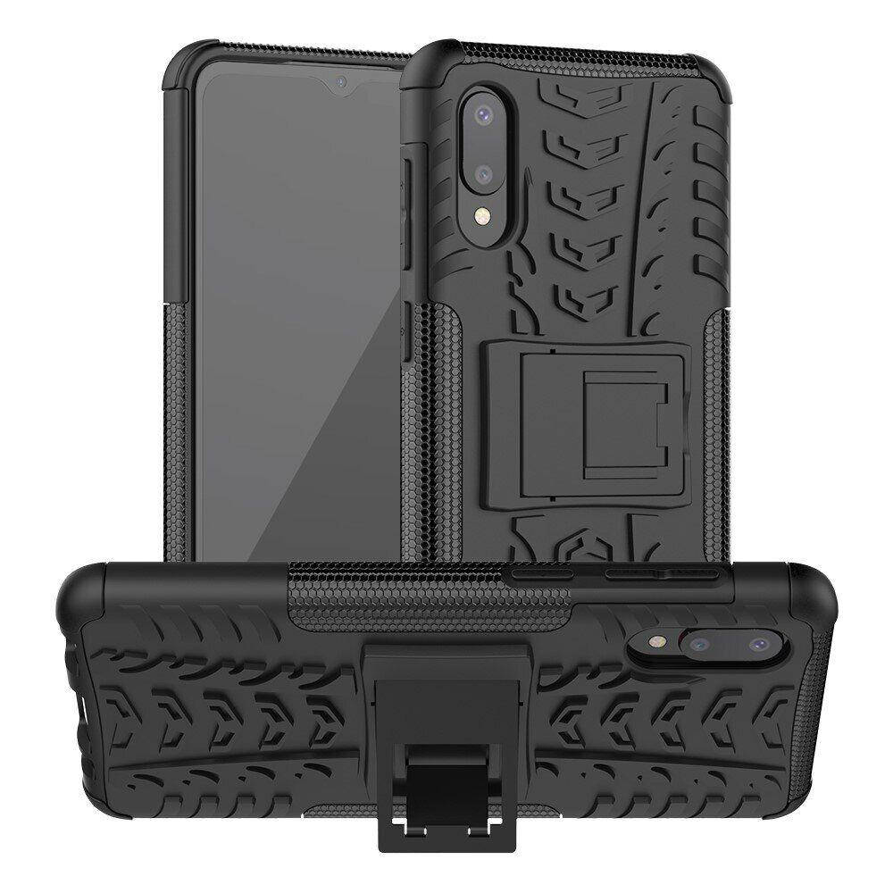 

PC + TPU чехол Armor для Samsung Galaxy A02 (8 цветов) черный