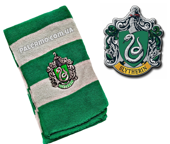 

Шарф Слизерин Slytherin из Гарри Поттера, Зелёный