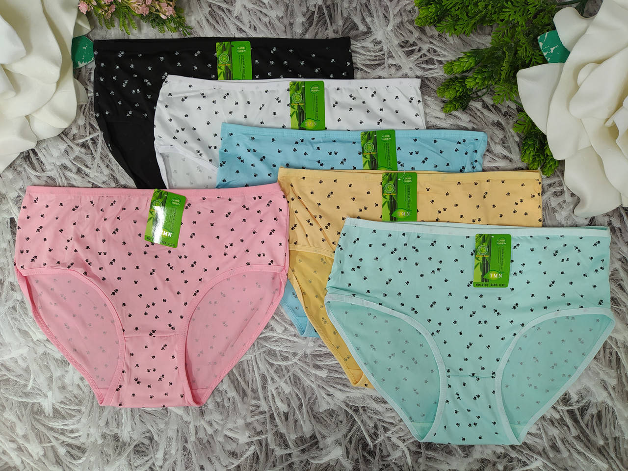 

Трусы женские XL-2ХL (50-52) бамбук Timanni SК-5182, Разные цвета