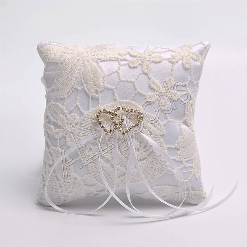 

Подушка для обручальных колец 10х10см (WeddingPillow4), Белый