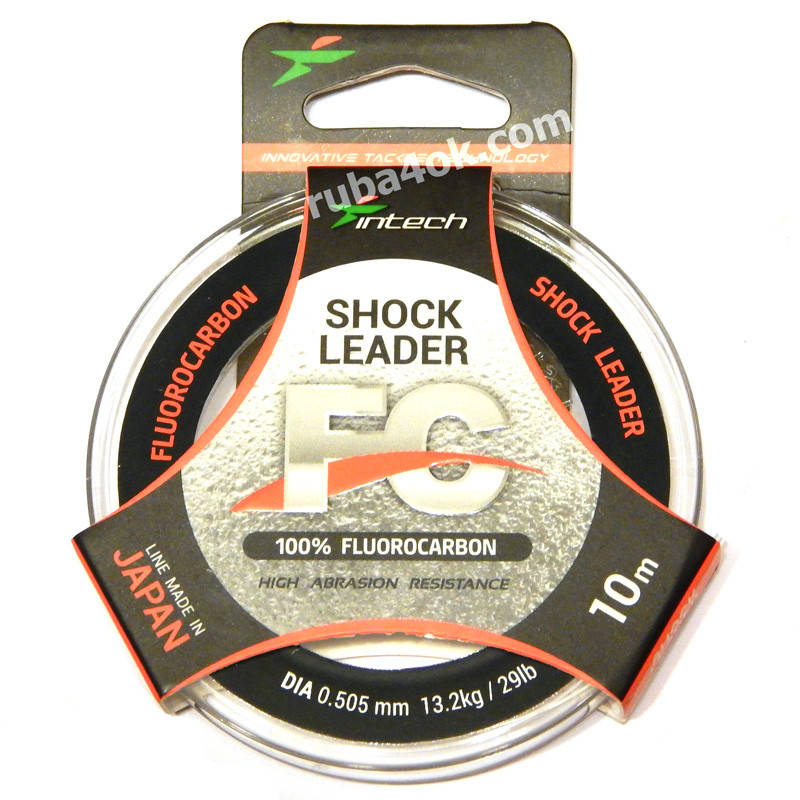 

Флюорокарбон Intech FC Shock Leader 0.505мм 10м (13.2kg / 29lb)