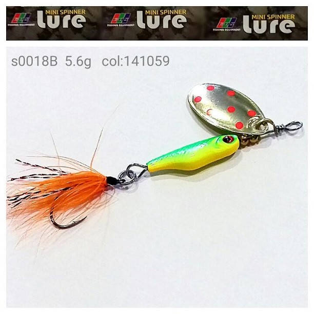 

Блесна вертушка EOS Mini Spiner Lure 14059 5.6г