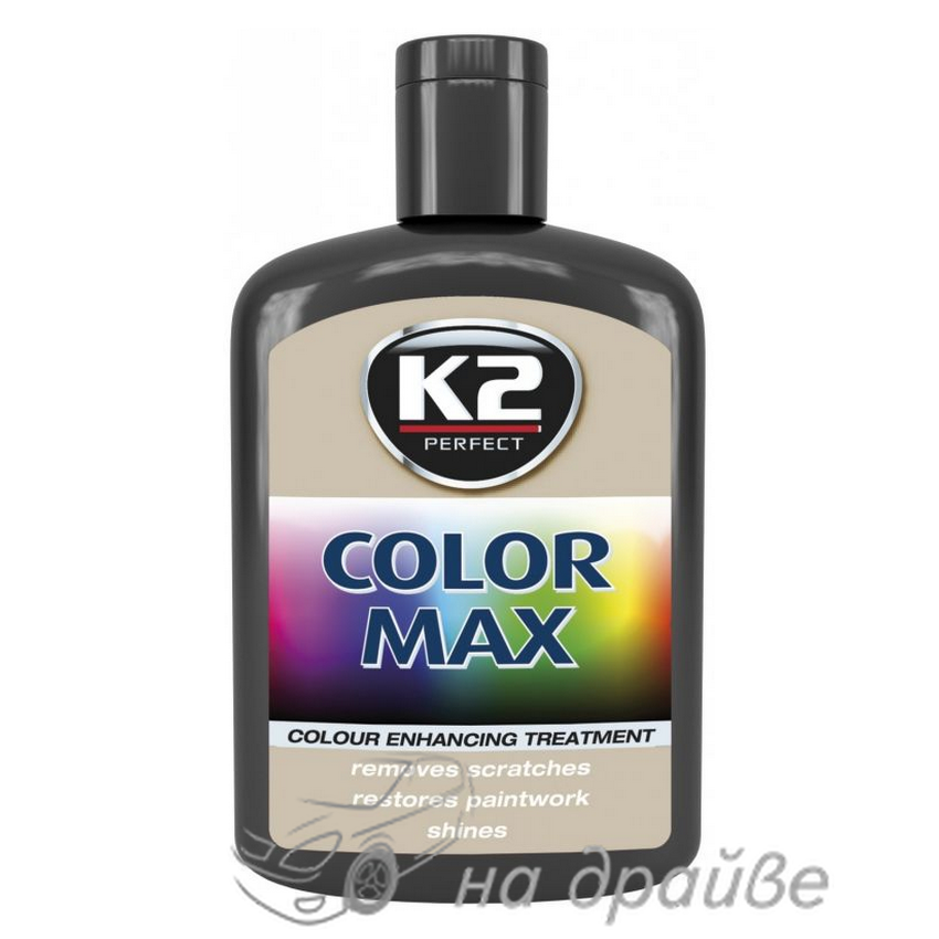 

Полироль восковая Color Max Black черная 200мл К2 EK020CA