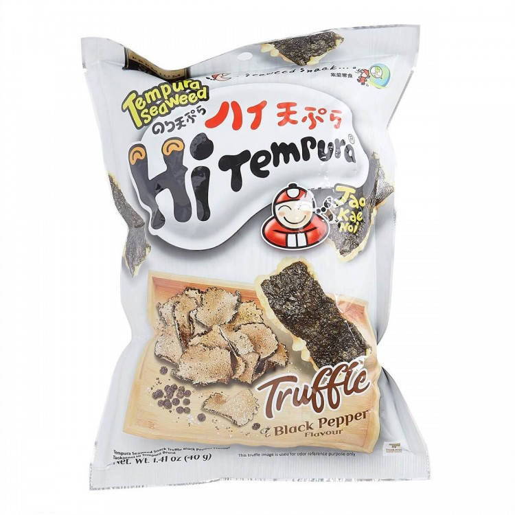 

Снек з хрустких водоростей Tao Kae Noi зі смаком трюфеля 40г