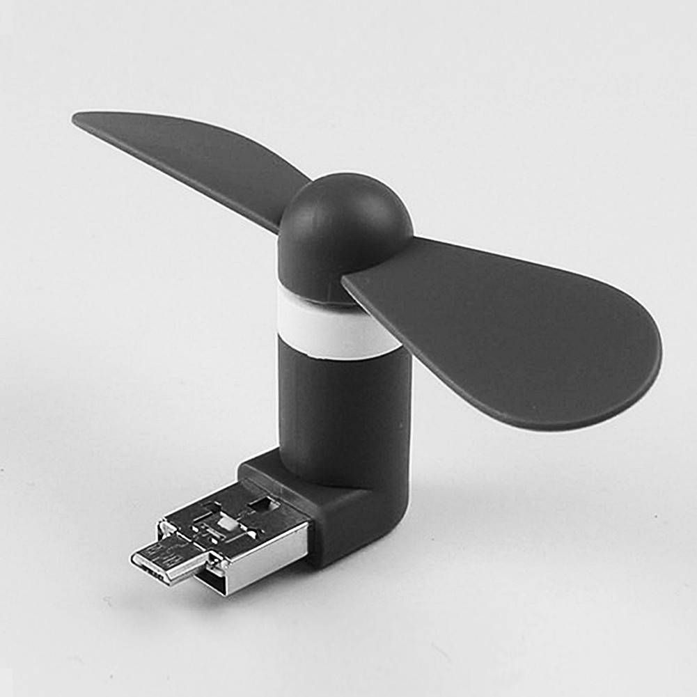 

Вентилятор портативный Micro USB USB Golf f1 Черный