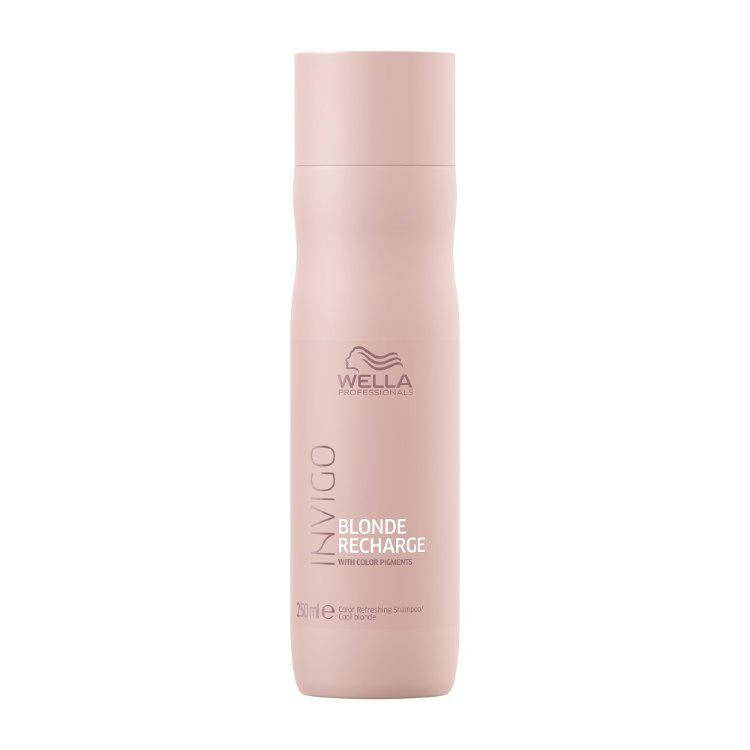 

Шампунь для холодных оттенков блонд Wella Invigo Blonde Recharge Color Refreshing Shampoo For Cool Blonde 250