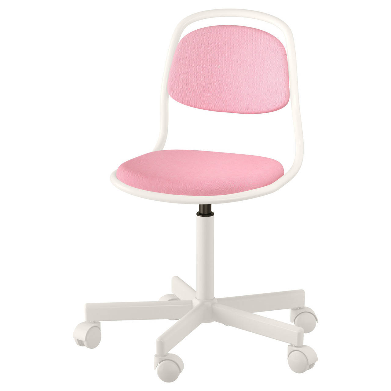 

IKEA ORFJALL (704.417.69) Детский офисный стул, белый, Vissle pink