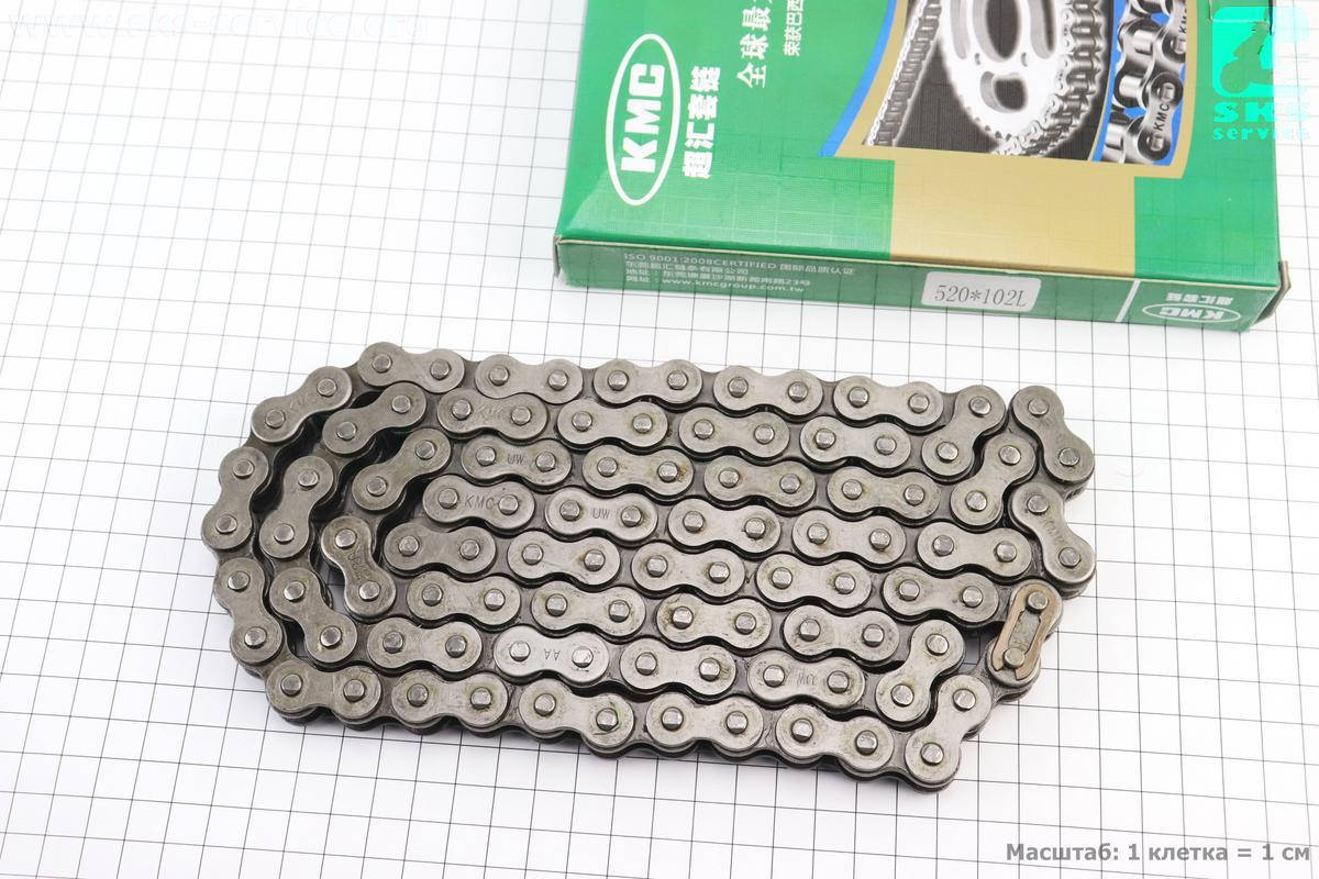 

Цепь привода колеса 520*102L Loncin- LX200GY-3 (оригинал) (507314)