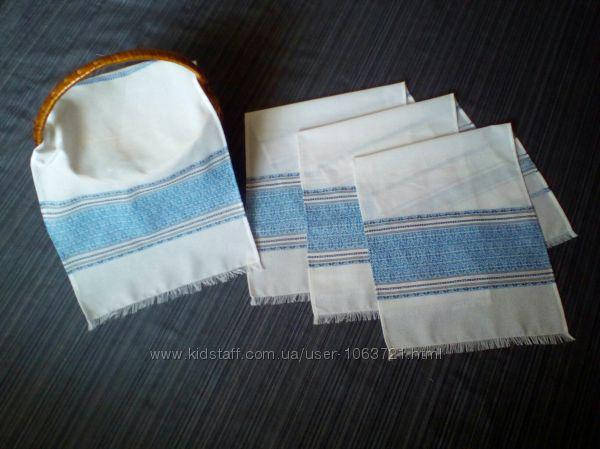 

Декоративні рушнички (33*70см) з орнаментом "Волошка", Красный