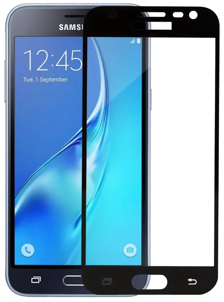 

Захисне скло Samsung J3 2016 SM-J320H Black, Черный