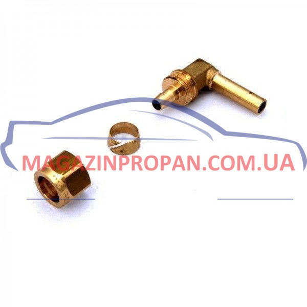 

Фитинг под трубку ПВХ 6мм (угловой)