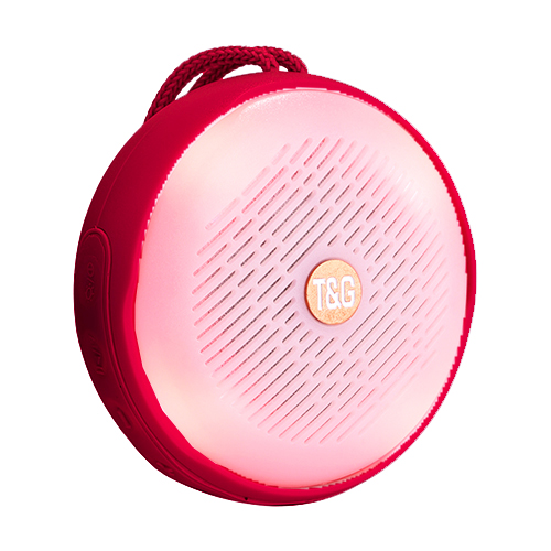 

Портативная колонка TG607, Bluetooth, радио, speakerphone, подсветка, красный