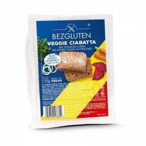 

Булочки Bezgluten Чіабатта з овочами, 170г