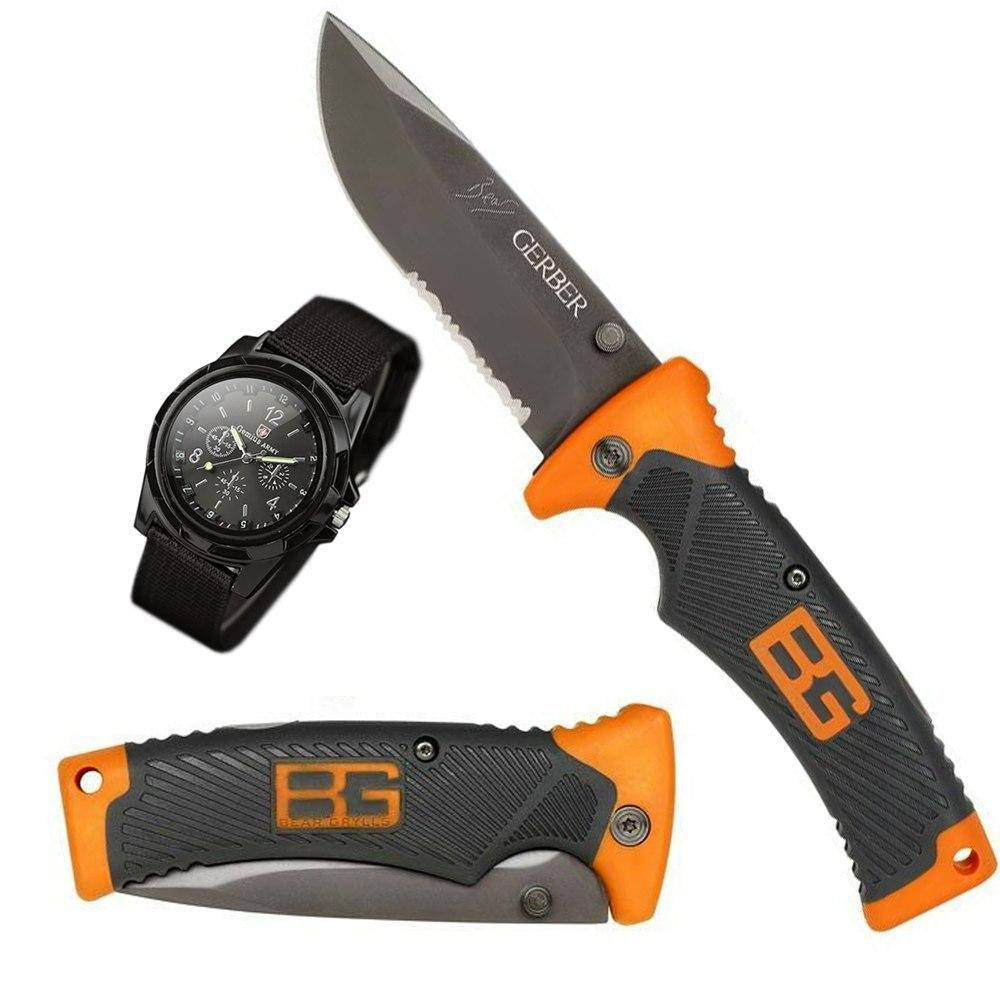 

Нож Gerber Bear Grylls Ultimate и часы SwissArmy SKL11-207637