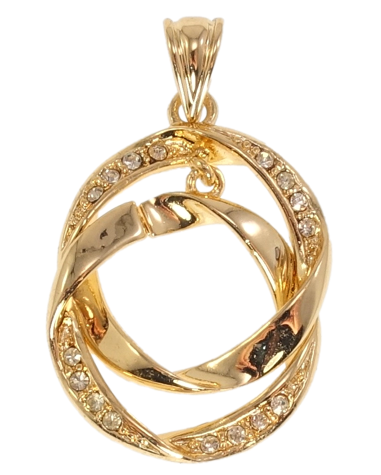 

Кулон Fallon Позолота 18К "Сплетение колечек"