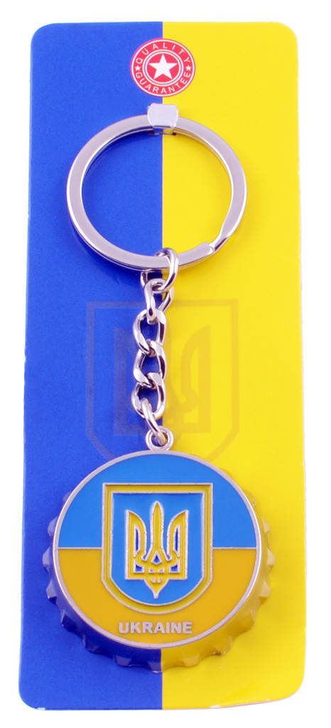 

Брелок-крышка Герб с Флагом Ukraine №UK-110C