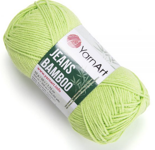 

Пряжа Jeans Bamboo-136, Серый