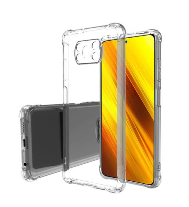 

Противоударный прозрачный чехол для Xiaomi Poco X3