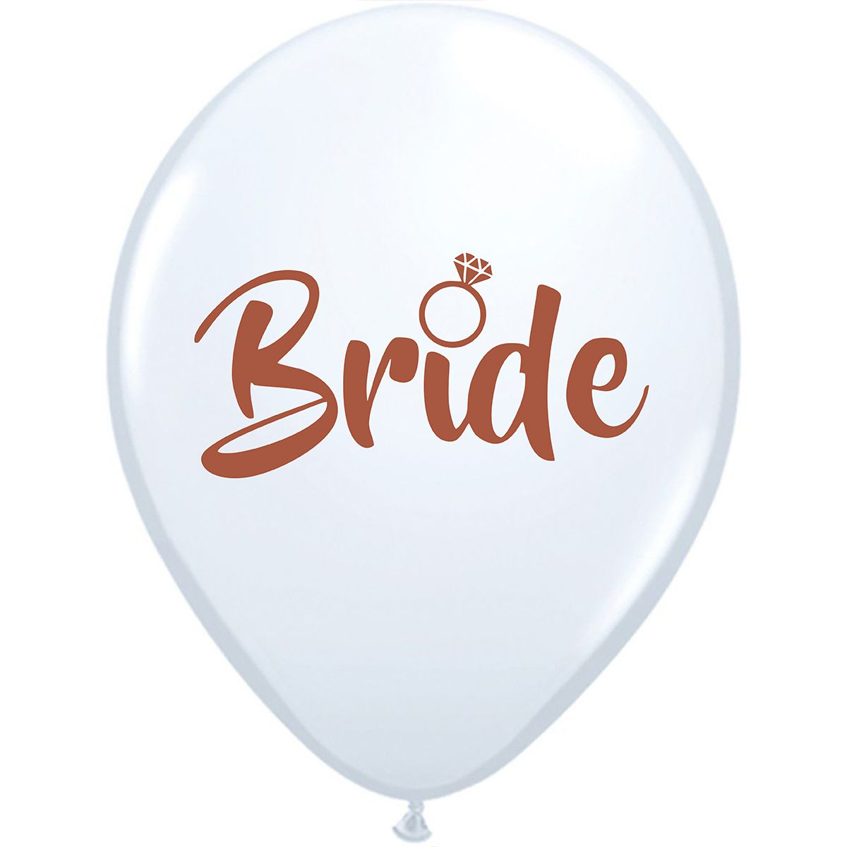 

Латексный шарик BELBAL 12"(30 см) "Bride" на девичник, Персиковый
