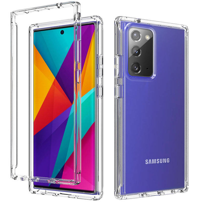 

Чехол TPU+PC Full Body с защитой 360 для Samsung Galaxy Note 20, Прозрачный