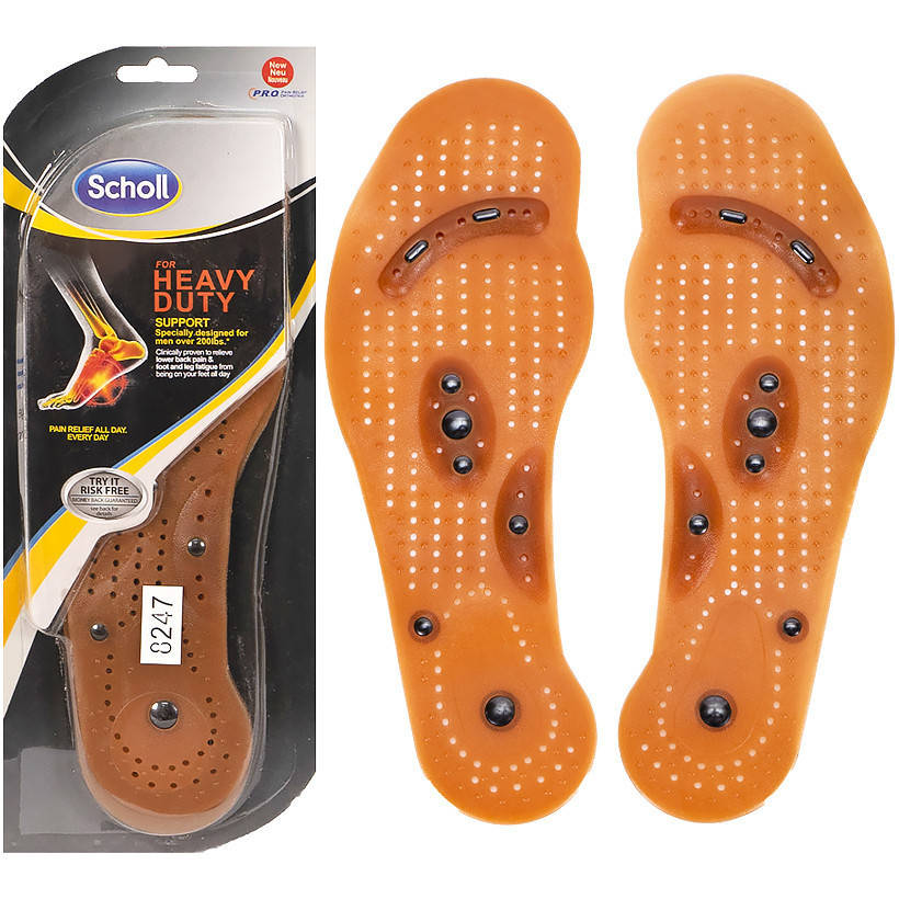 

Стельки для обуви SCHOLL Heavy Duty магнитно-массажные 8247