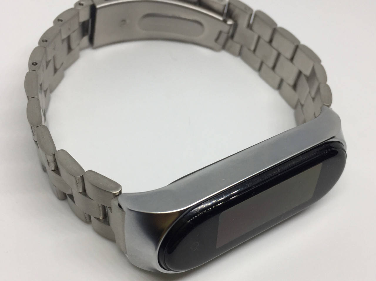 

Металлический ремешок mi band 5 6 mi smart band 5 6 крупное звено серебро