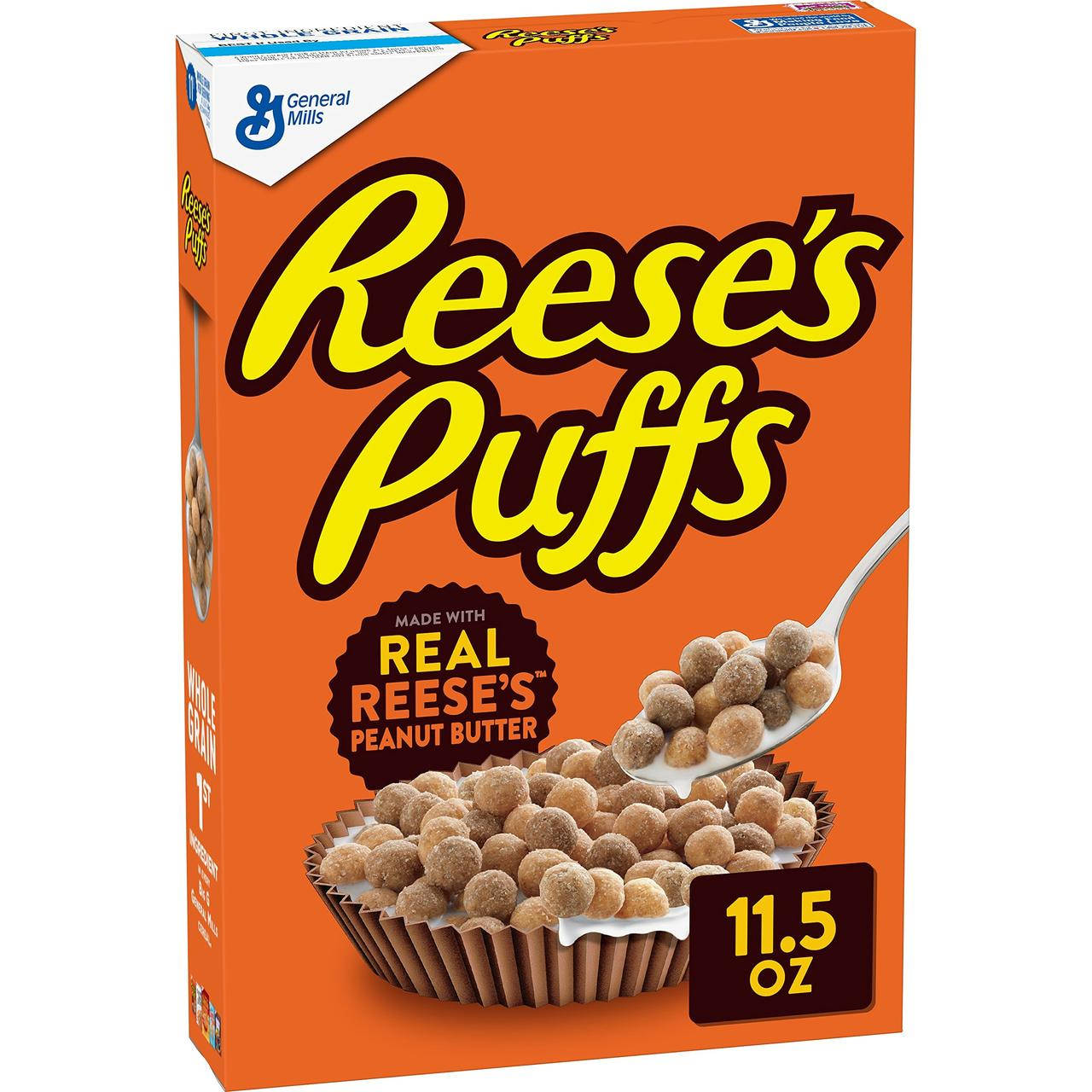 

Сухой завтрак с арахисовой пастой Reese’s Puffs 326g