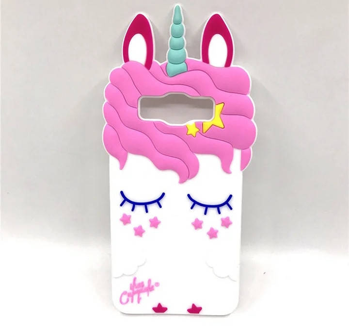 

Чехол на Samsung Galaxy J7 J710 2016 3D Единорог белый