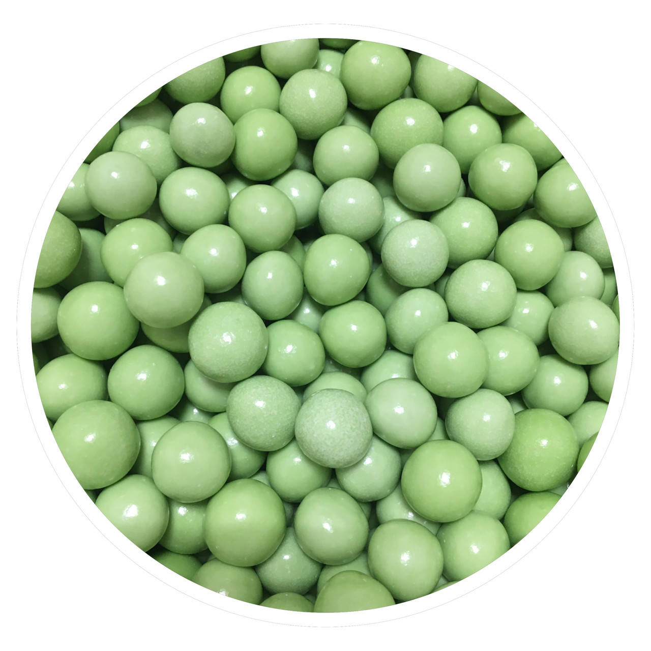 

Воздушные (бисквитные) шарики в шоколаде зеленые 10мм (50г), Зелёный