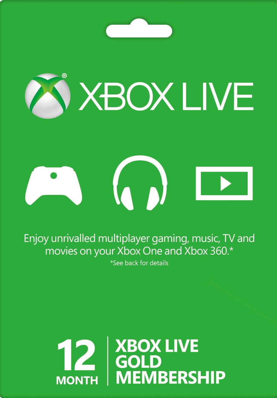 

Xbox Live Gold - 12 месяцев (Xbox 360/One) подписка для всех регионов и стран