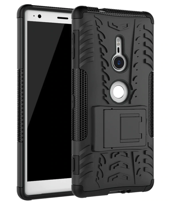

Противоударный чехол-накладка UniCase для Sony Xperia XZ2, Черный