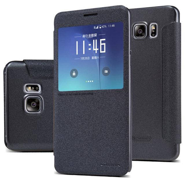 

Чехол книжка Nillkin Sparkle Series для Samsung Galaxy Note 5 n920 черный
