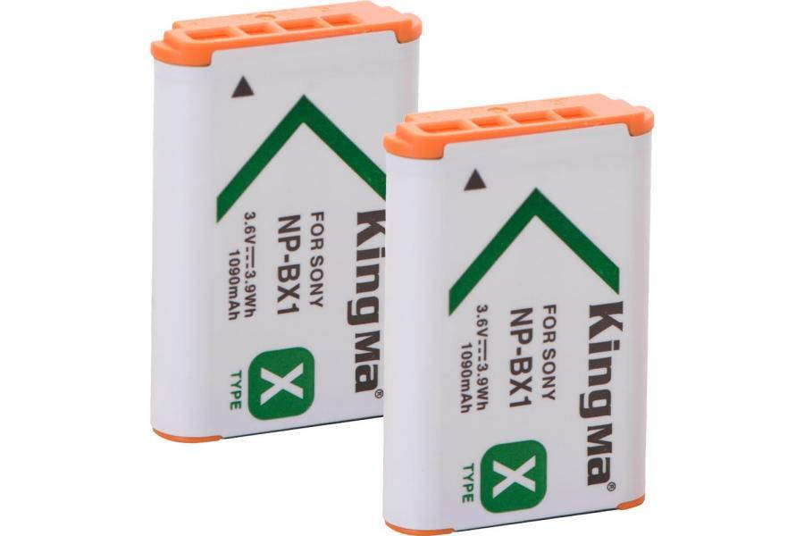 

2-Pack Sony NP-BX1 (KingMa) комплект из 2 аккумуляторов NP-BX1 (1090 mAh)