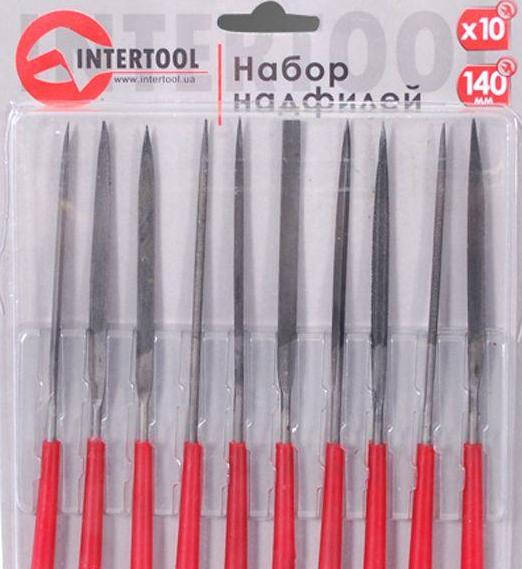 

Набор надфилей 10шт 140мм Intertool HT-3708