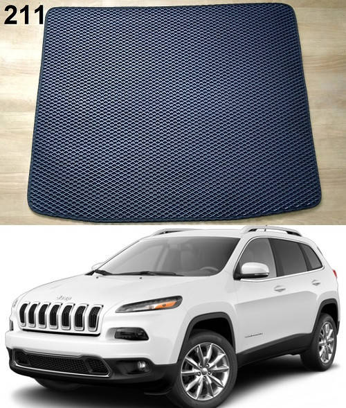 

Коврик ЕВА в багажник Jeep Cherokee '14-, Черный