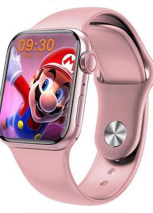 

Смарт-часы М26 plus. Умные часы M26 Plus Smart watch 6 series 44mm.Розумний годинник. Смарт годинник. Розовый
