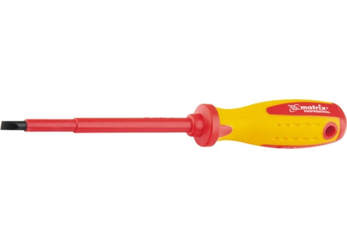 

Отвертка Insulated 1000V,SL8,0x150 мм MATRIX PROFESSIONAL 12922 129229