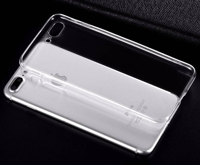 

Прозрачный Чехол OneCam iPhone 7 Plus / 8 Plus (ультратонкий силиконовый) (Айфон 7 Плюс)